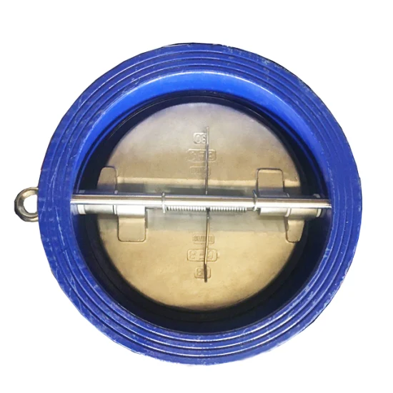 Válvula de retenção de placa dupla DIN3202 Válvula borboleta Pn 10/Pn16 com mola para marinha e indústria